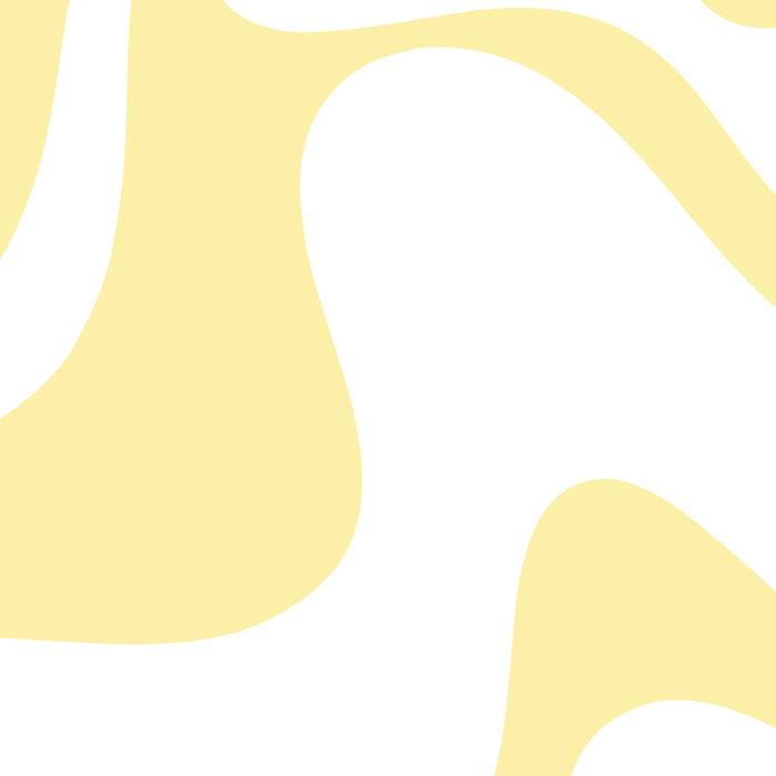 Retro Liquid Swirl Contemporary Abstract Butter Yellow and White Pattern 2 Coffee Mug Gallery Image 2