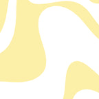 Retro Liquid Swirl Contemporary Abstract Butter Yellow and White Pattern 2 Coffee Mug Gallery Image 2