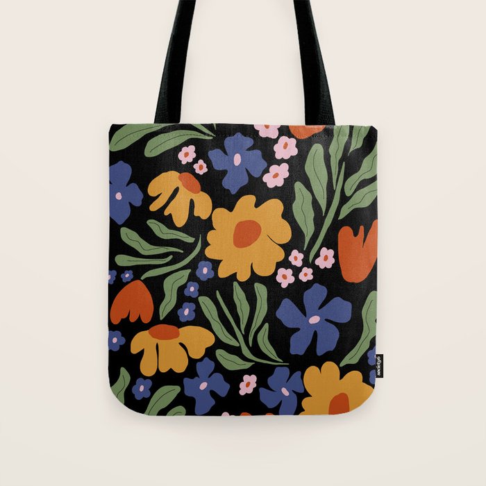Happy floral park Tote Bag Gallery Image 1