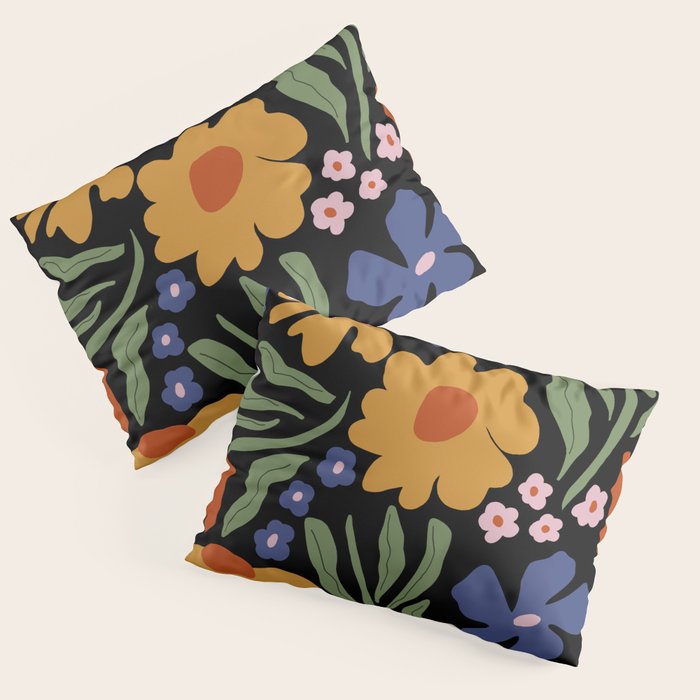 Happy floral park Pillow Sham Gallery Image 3