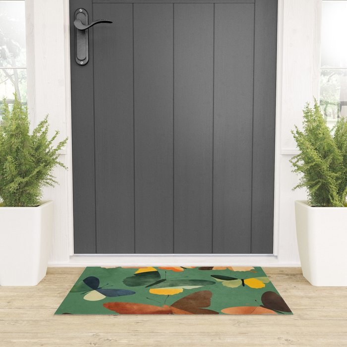 Beautiful Butterflies 6 Welcome Mat Gallery Image 3