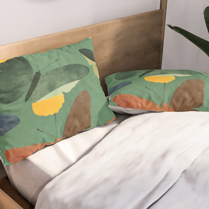 Beautiful Butterflies 6 Pillow Sham Gallery Image 2