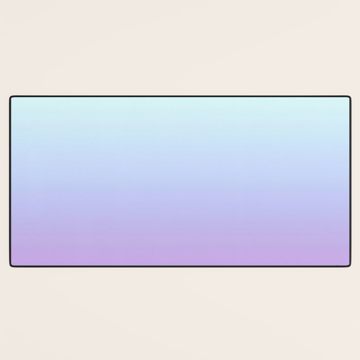 Ombre Color Lavender Blue Shade Desk Mat Gallery Image 3