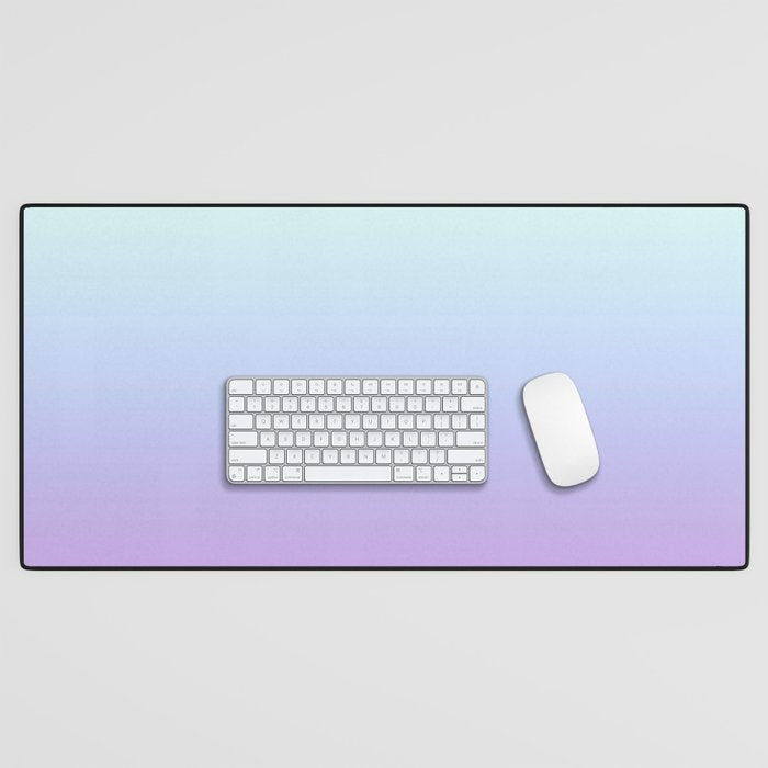 Ombre Color Lavender Blue Shade Desk Mat Gallery Image 1