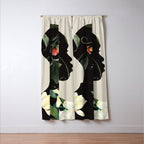 Floral Portrait 28 Window Curtain Gallery Image 3