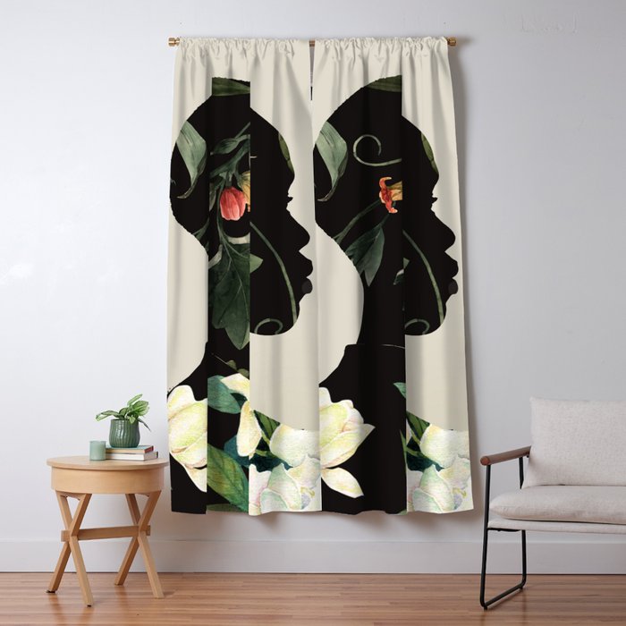 Floral Portrait 28 Window Curtain Gallery Image 5