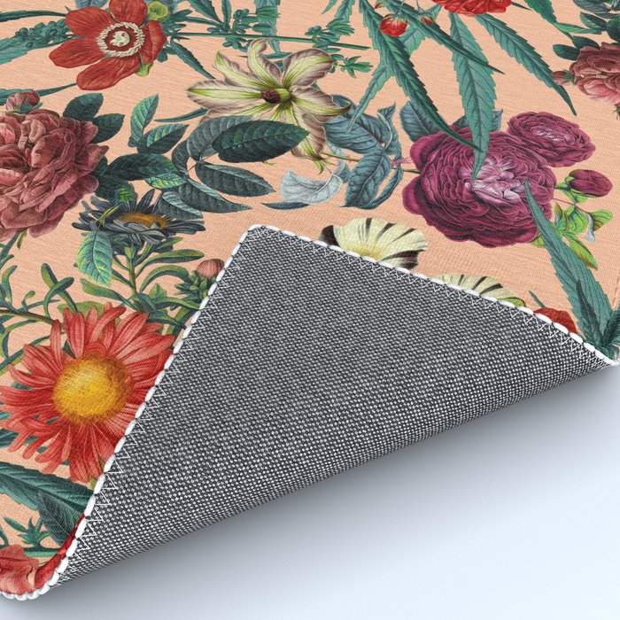 Marijuana and Floral Pattern Rug Gallery Image 4