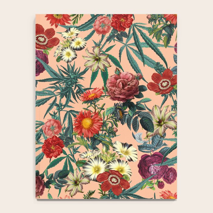 Marijuana and Floral Pattern Notebook Gallery Image 4