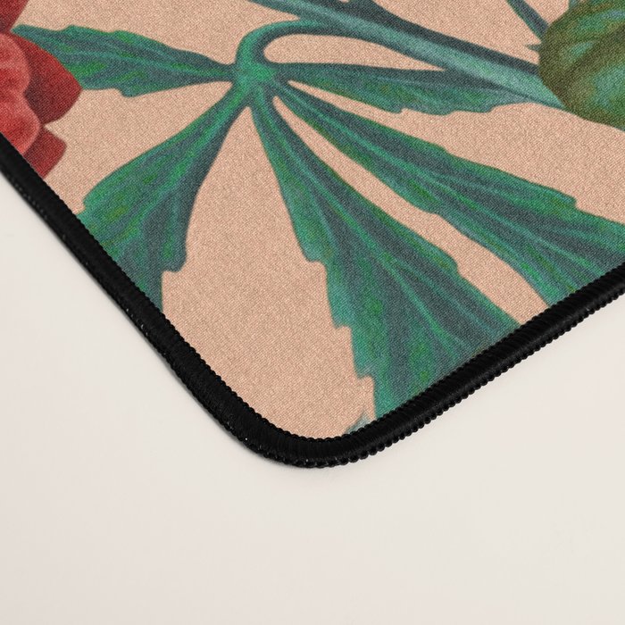 Marijuana and Floral Pattern Desk Mat Gallery Image 4