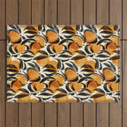 Peaches - marigold & black Outdoor Rug Gallery Image 1
