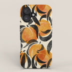 Peaches - marigold & black iPhone Case Gallery Image 1