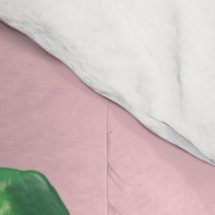 T-Rex Enjoying Coffee in Pink Comforter Gallery Image 4