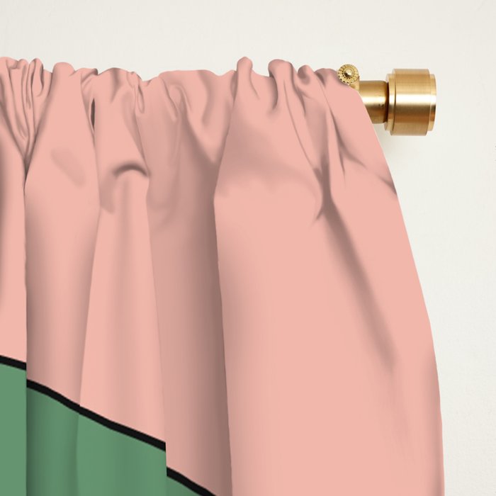 Geometric Abstraction Rainbow Window Curtain Gallery Image 2