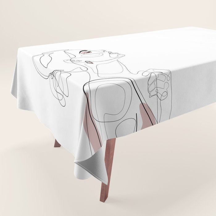 Blush Beauty Tablecloth Gallery Image 1