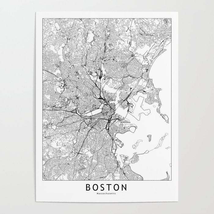 Boston Map Poster