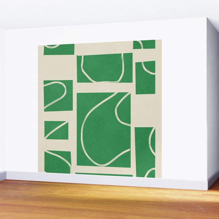 Abstract Pathways 4 Wall Mural Gallery Image 2