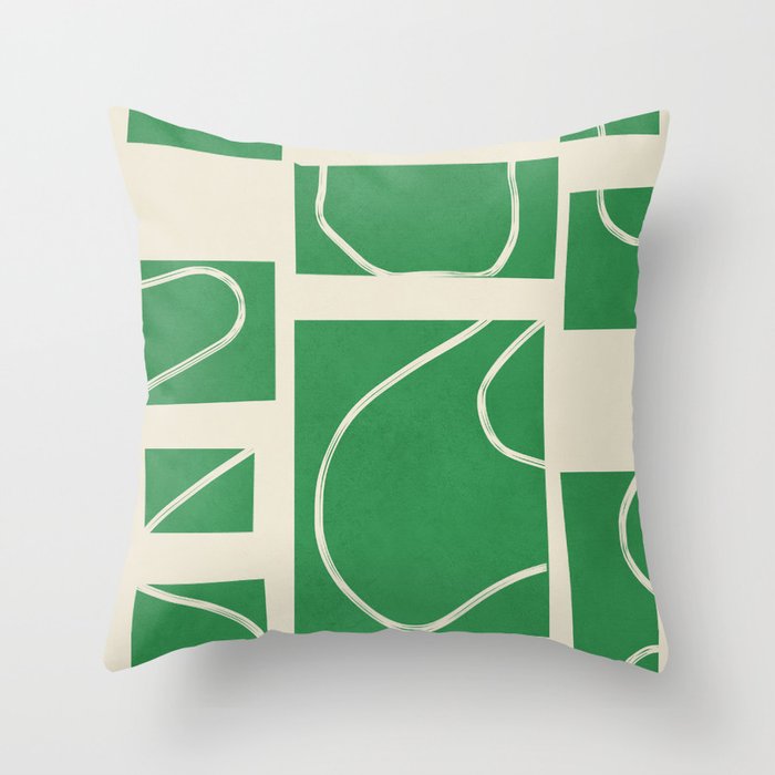 Abstract Pathways 4 Throw Pillow Gallery Image 6