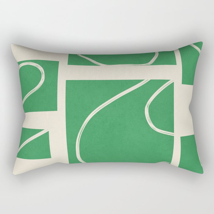 Abstract Pathways 4 Rectangular Pillow Gallery Image 1