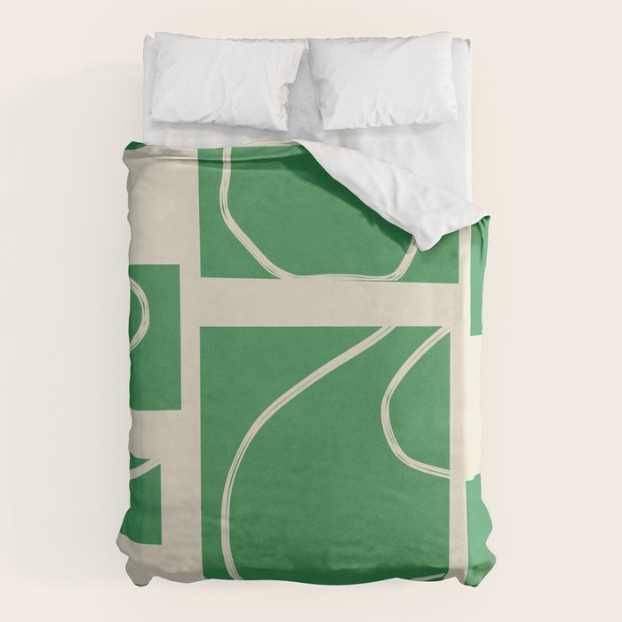 Abstract Pathways 4 Duvet Cover Gallery Image 1