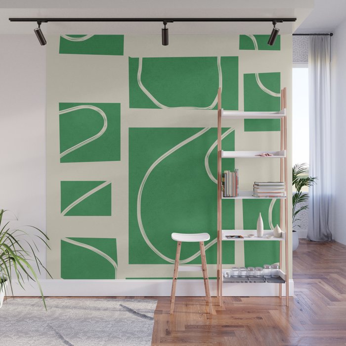 Abstract Pathways 4 Wall Mural Gallery Image 1