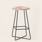 Hawaiian Hula Dancer Toile Red Stool Gallery Image 1