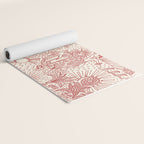 Hawaiian Hula Dancer Toile Red Yoga Mat Gallery Image 2