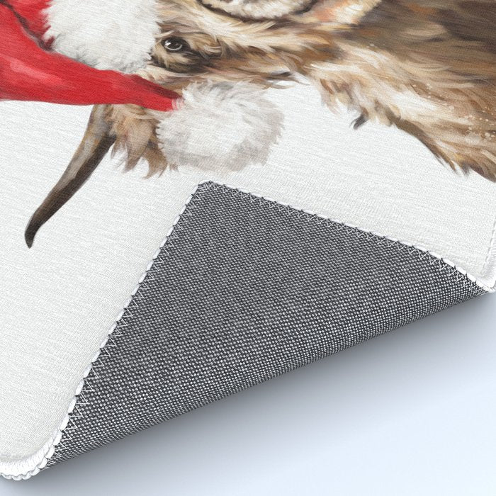 Christmas Highland Cow Rug Gallery Image 4