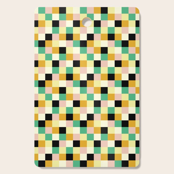 Bold Colorful Checks Pattern - Small XXXIII Cutting Board Gallery Image 1