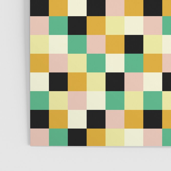 Bold Colorful Checks Pattern - Small XXXIII Poster Gallery Image 3