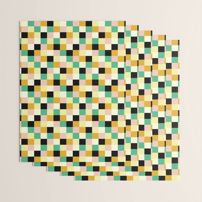 Bold Colorful Checks Pattern - Small XXXIII Wrapping Paper Gallery Image 3