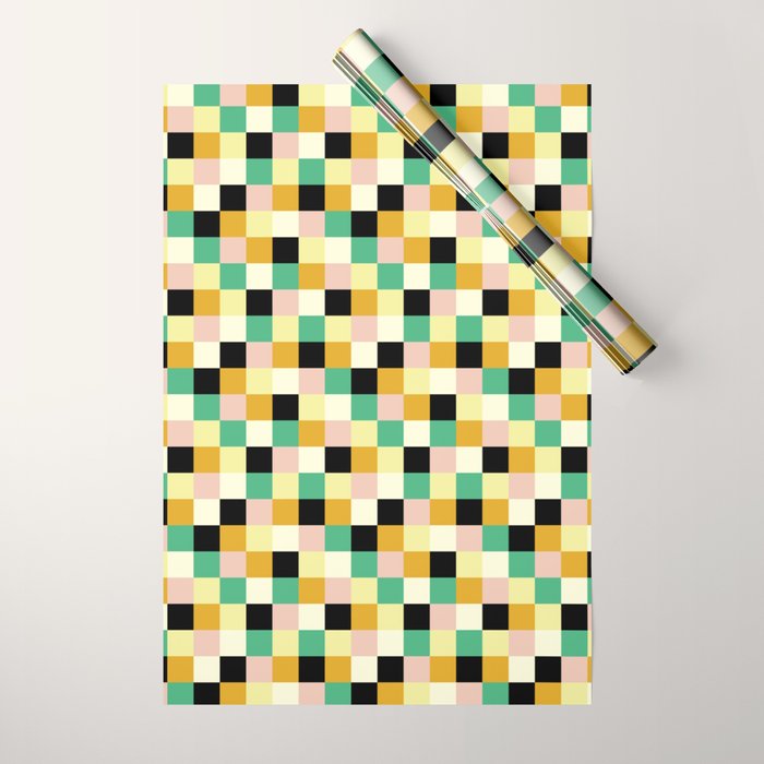 Bold Colorful Checks Pattern - Small XXXIII Wrapping Paper Gallery Image 1