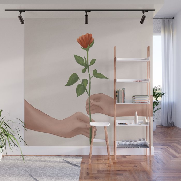 A Rose for You Wall Mural Gallery Image 1