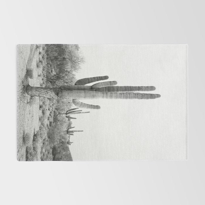 Desert Cactus BW Rug Gallery Image 2