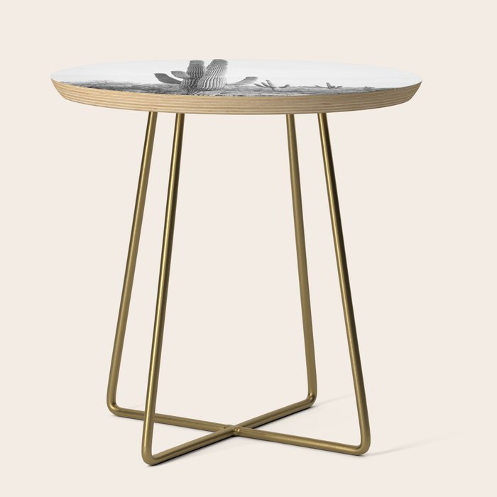 Desert Cactus BW Side Table Gallery Image 1