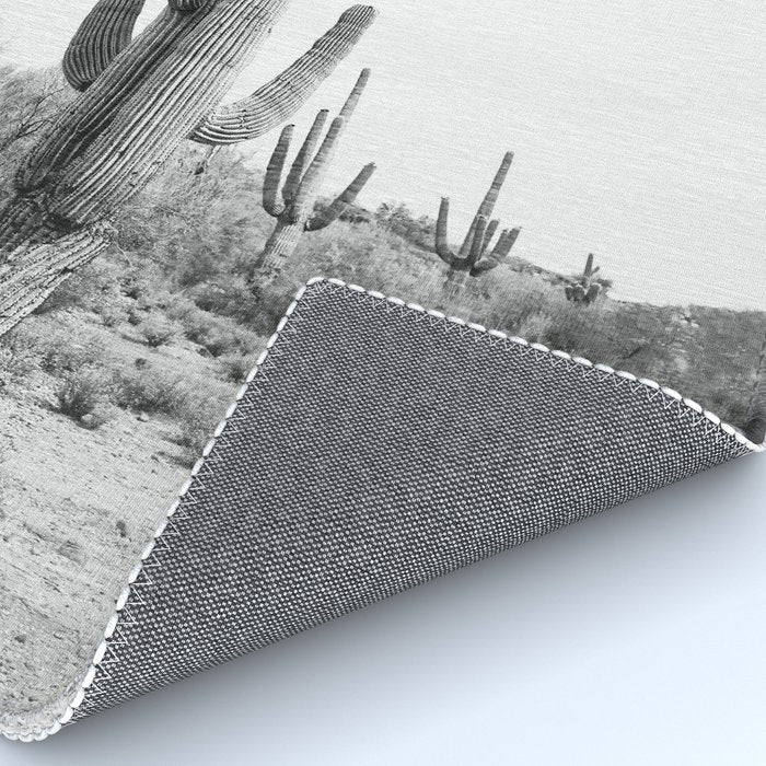 Desert Cactus BW Rug Gallery Image 4