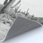 Desert Cactus BW Rug Gallery Image 4