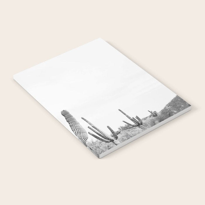 Desert Cactus BW Notebook Gallery Image 1