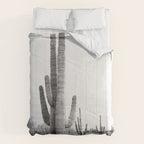 Desert Cactus BW Comforter Gallery Image 6