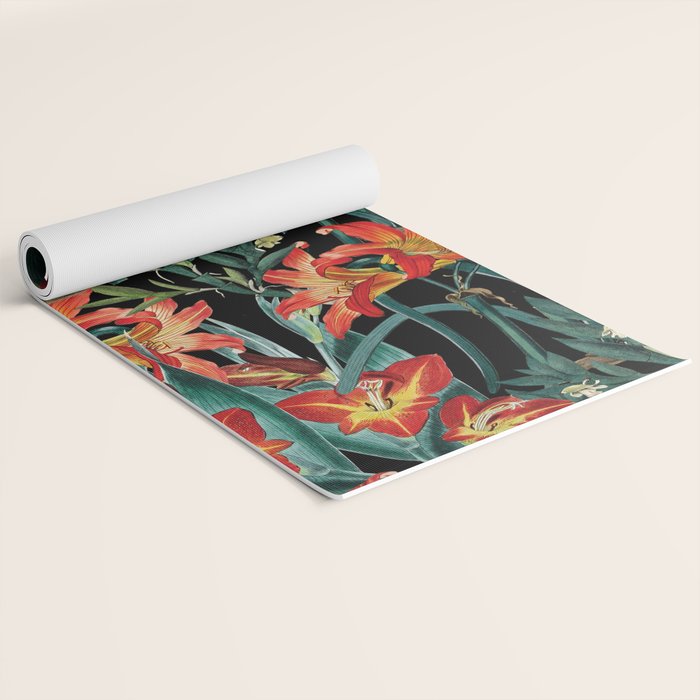 Botanical Night Garden Yoga Mat Gallery Image 2