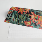 Botanical Night Garden Wrapping Paper Gallery Image 2