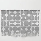 Mid Century Modern Geometric 04 Grey Wall Hanging Gallery Image 1