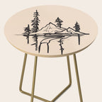 Abstract Landscape II Side Table Gallery Image 2