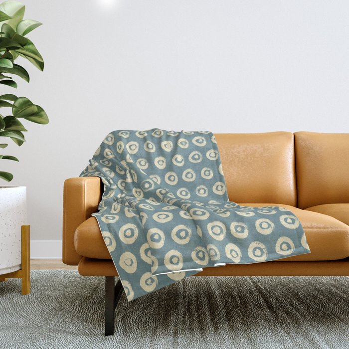 Simple Hand Drawn Pattern #1 Throw Blanket Gallery Image 1