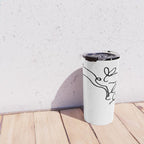 Picasso - Rabbits Line Drawing, Animals Sketch Travel Mug Gallery Image 4