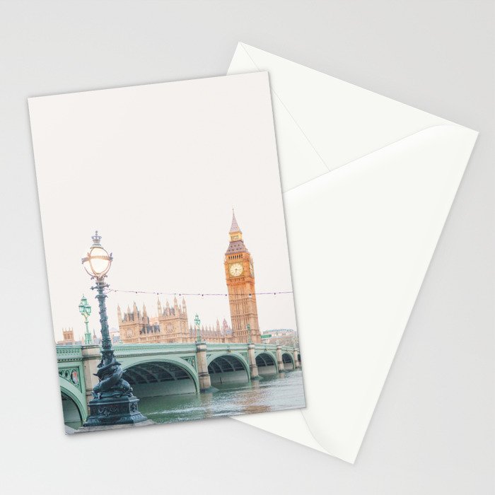 Thames Sunrise - London England Travel Photography Stationery Card Gallery Image 2