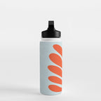 Fire Red: Wild Leaf | Matisse Foliage Paper Cutouts 01 Water Bottle Gallery Image 3