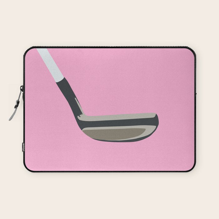 Golf Pink Laptop Sleeve Gallery Image 1