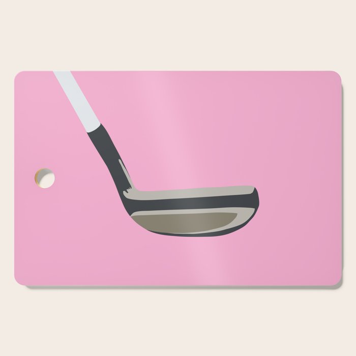 Golf Pink Cutting Board Gallery Image 1