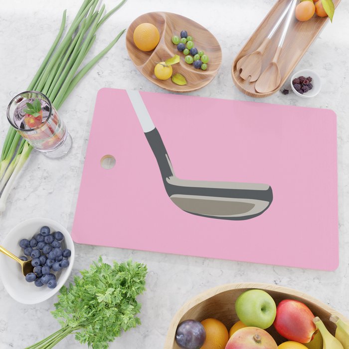 Golf Pink Cutting Board Gallery Image 2