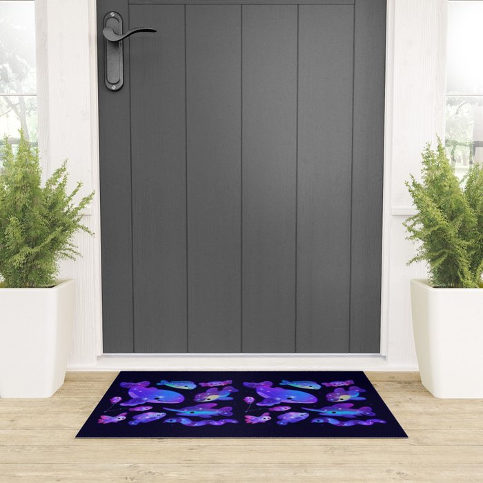 Ocean constellations Welcome Mat Gallery Image 3